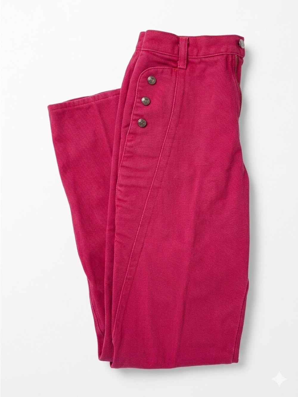 Vtg 90s Wrangler Red Bareback Sailor Jeans High Rise Western Straight.